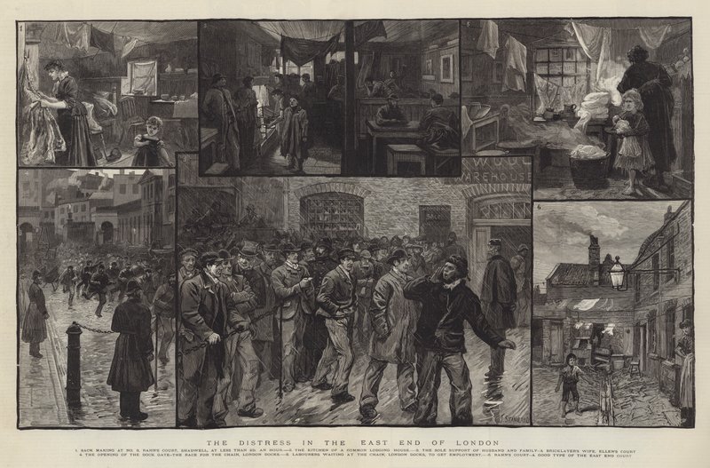 Die Not im East End von London von Charles J. Staniland