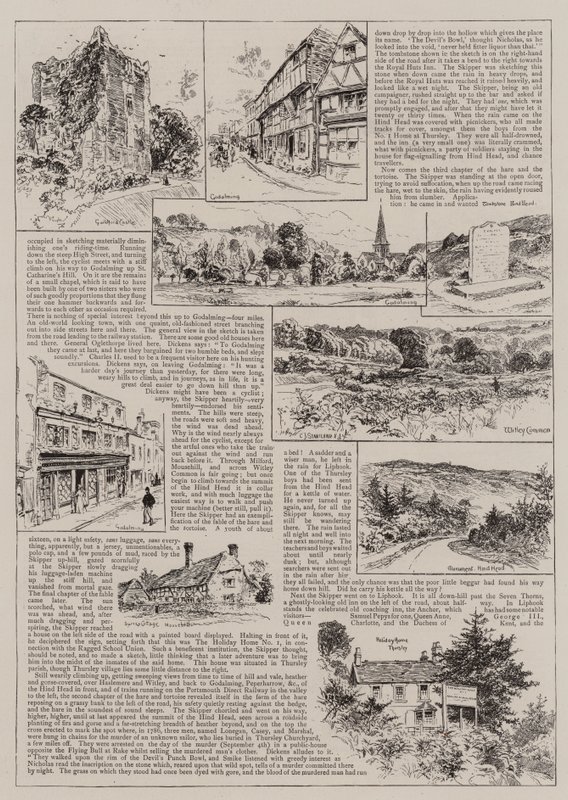 Nach Portsmouth mit Nicholas Nickleby und Smike von Charles J. Staniland