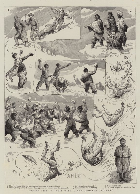 Winterleben in Indien mit einem neuen Goorkha-Regiment von Charles J. Staniland