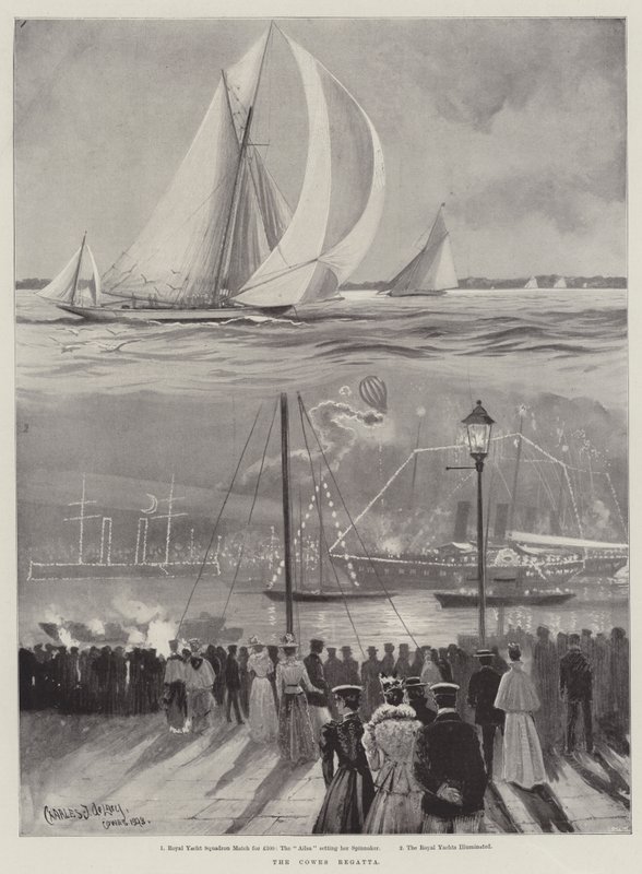 Die Cowes-Regatta von Charles John de Lacy