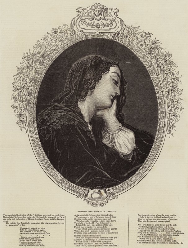 Melancholie von Charles Landelle