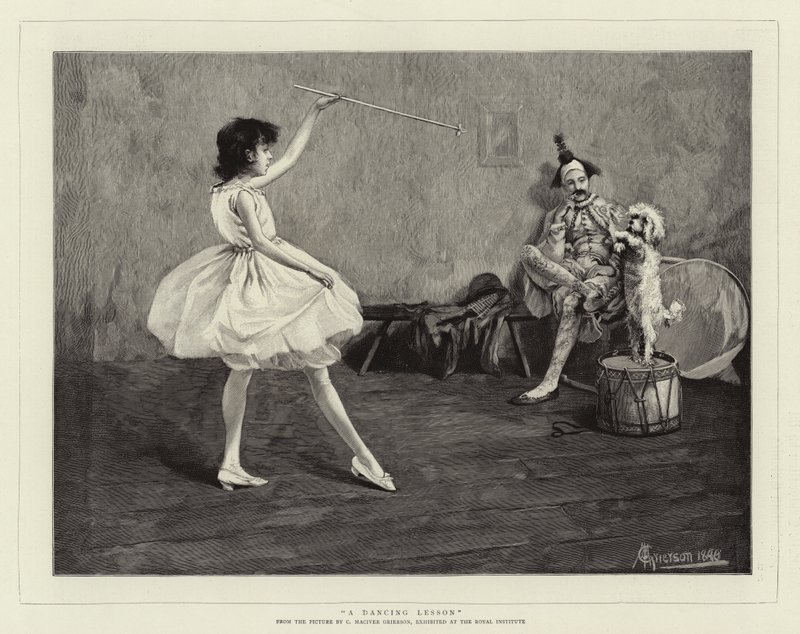 Eine Tanzstunde von Charles MacIvor or MacIver Grierson