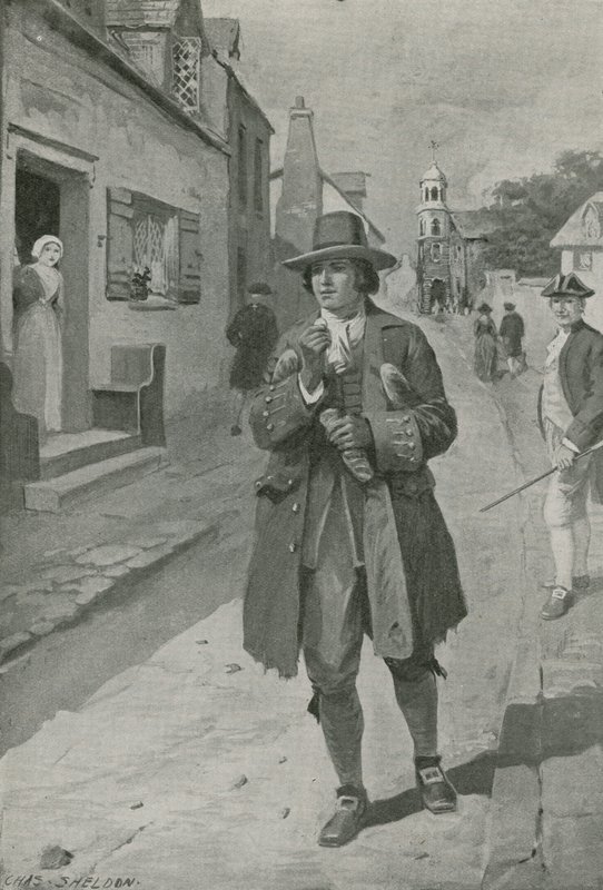 Benjamin Franklin kommt in Philadelphia an von Charles Mills Sheldon