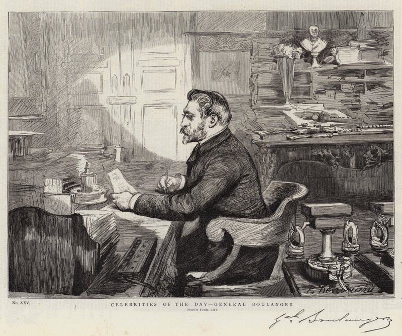 Berühmtheiten des Tages, General Boulanger von Charles Paul Renouard