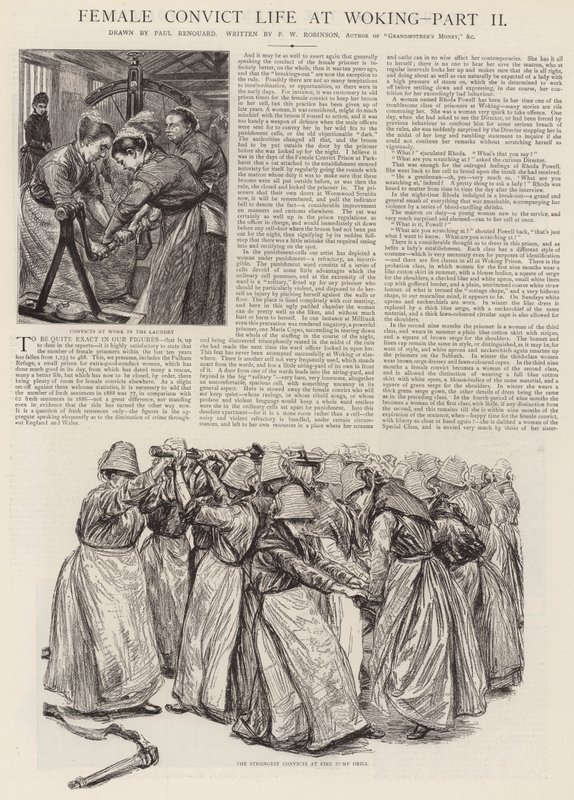Leben einer weiblichen Sträflingin in Woking von Charles Paul Renouard