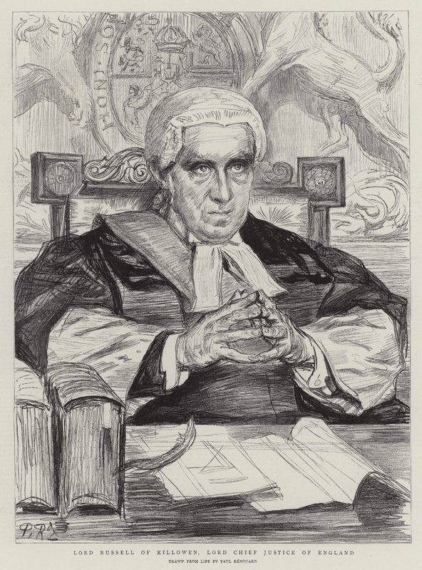 Lord Russell von Killowen, Lord Chief Justice von England von Charles Paul Renouard