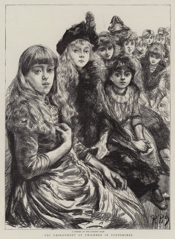 Die Beschäftigung von Kindern in Pantomimen von Charles Paul Renouard