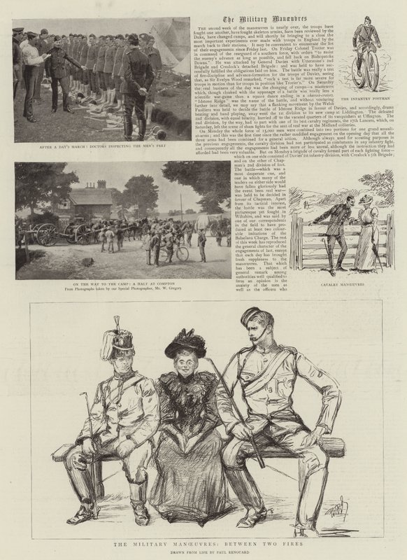 Die Militärmanöver von Charles Paul Renouard