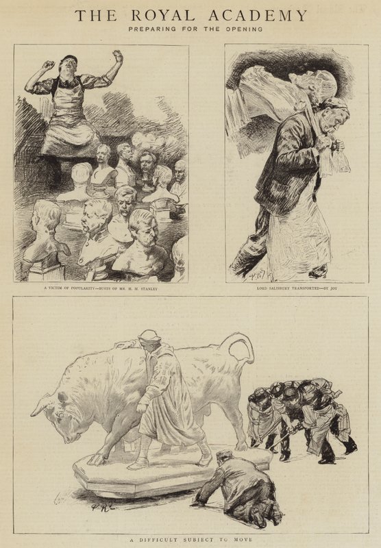 Die Königliche Akademie von Charles Paul Renouard