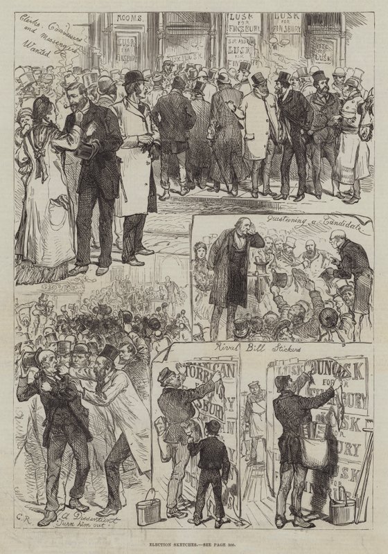 Wahlskizzen von Sir John Charles Robinson