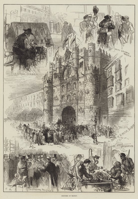 Skizzen in Madrid von Sir John Charles Robinson