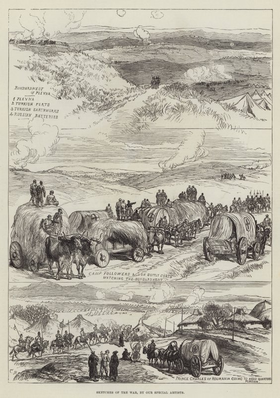 Skizzen des Krieges von Sir John Charles Robinson
