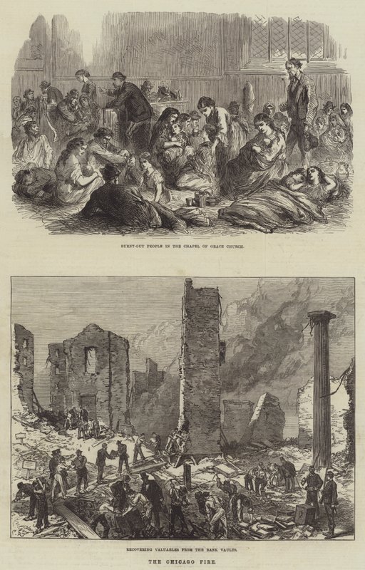 Das Feuer von Chicago von Sir John Charles Robinson