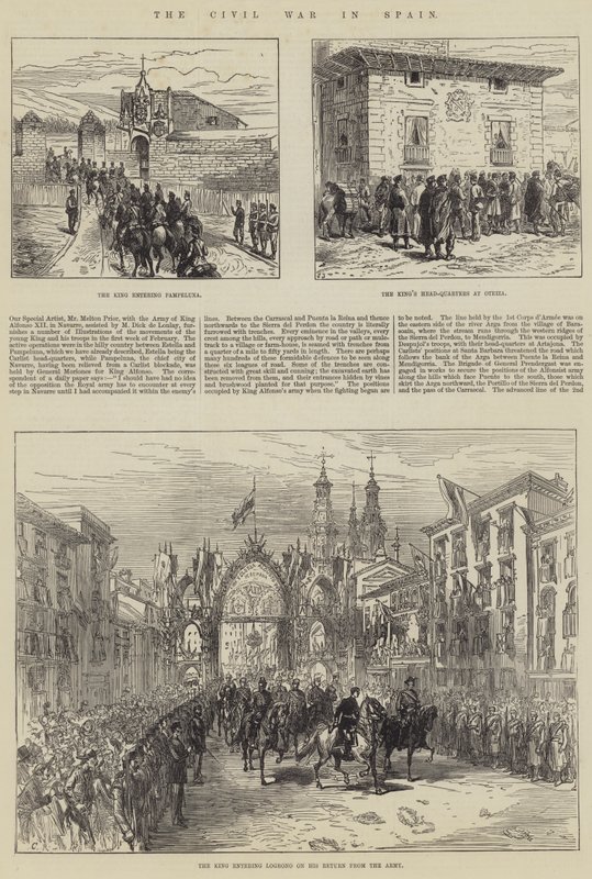 Der Bürgerkrieg in Spanien von Sir John Charles Robinson