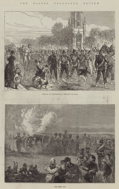 Die Oster-Freiwilligen-Überprüfung von Sir John Charles Robinson