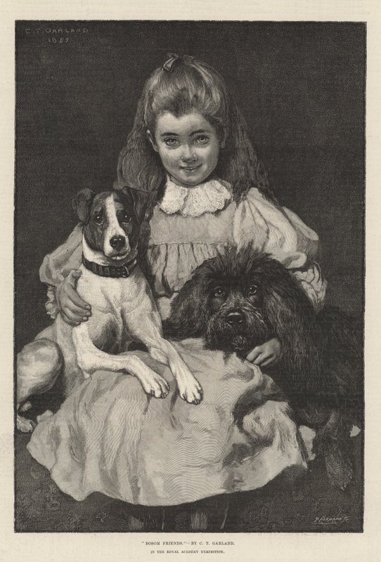 Busenfreunde in der Ausstellung der Royal Academy von Charles Trevor Garland