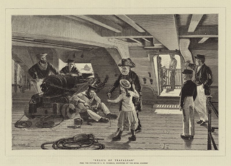 Relikte von Trafalgar von Charles Wynne Nicholls
