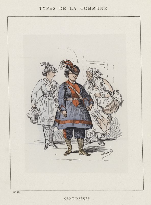 Cantinieres von Charles Albert d Arnoux Bertall