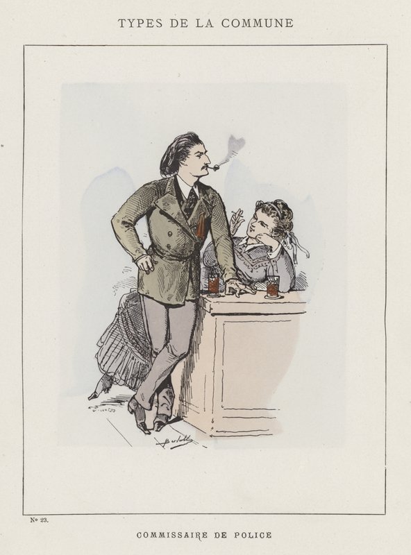 Polizeikommissar von Charles Albert d Arnoux Bertall