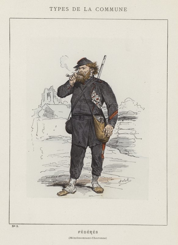 Federes, Menilmontant-Charonne von Charles Albert d Arnoux Bertall