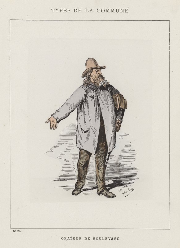 Boulevardredner von Charles Albert d Arnoux Bertall