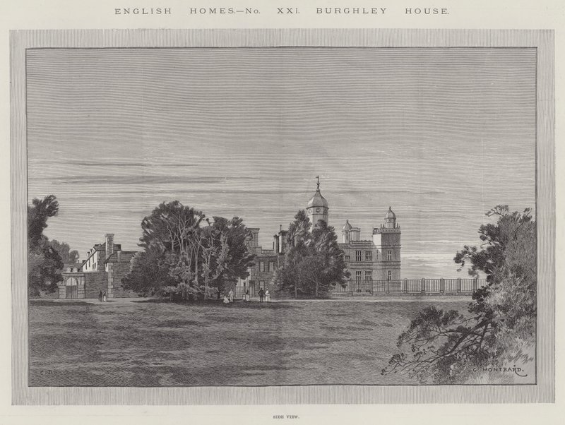 Burghley House von Charles Auguste Loye
