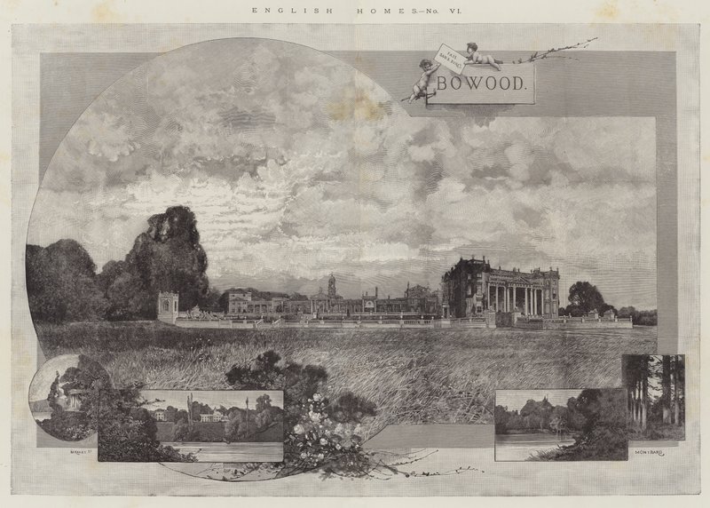 Englische Häuser, Bowood von Charles Auguste Loye