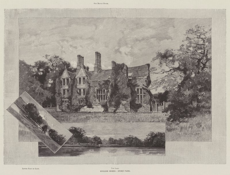 Englische Häuser, Stoke Park von Charles Auguste Loye