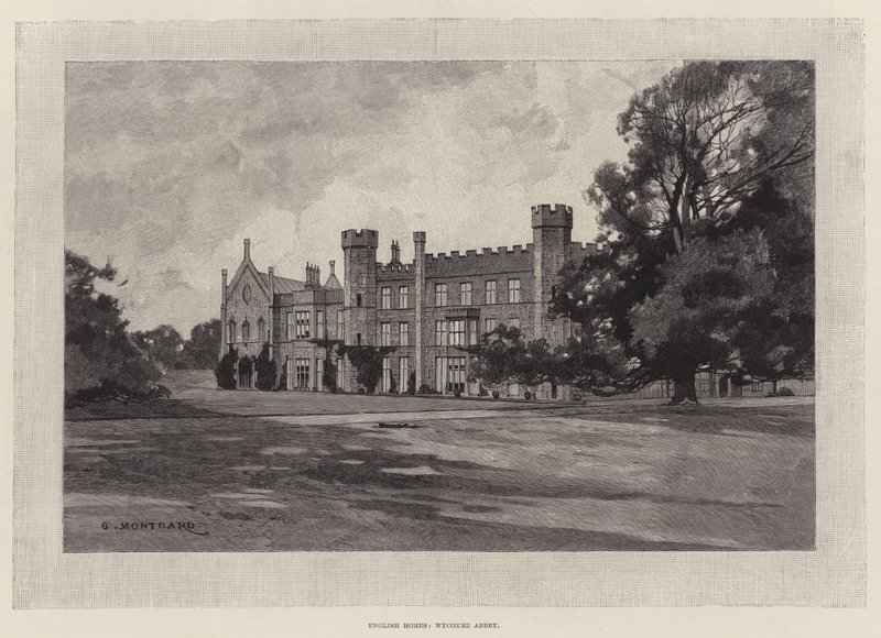 Englische Häuser, Wycombe Abbey von Charles Auguste Loye