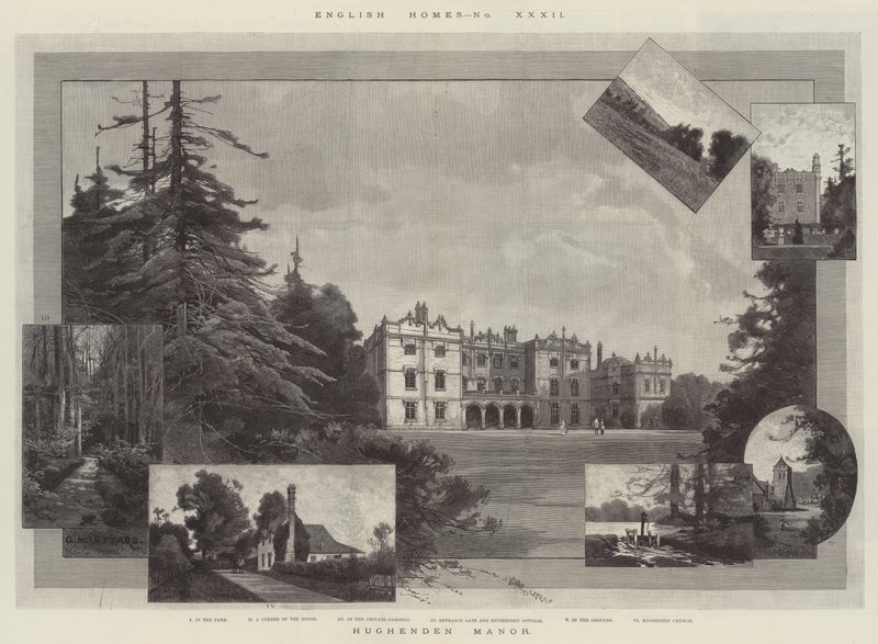 Hughenden Manor von Charles Auguste Loye