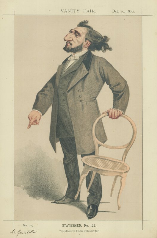 Léon Gambetta von Charles Auguste Loye