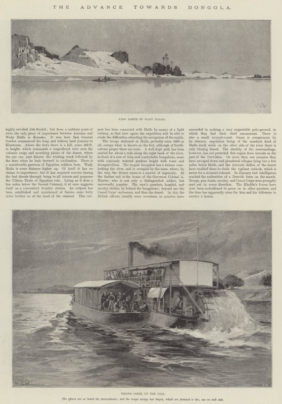 Der Vormarsch nach Dongola von Charles Auguste Loye