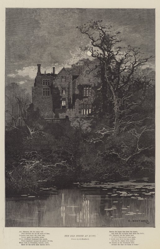 Das alte Haus zu Hause von Charles Auguste Loye