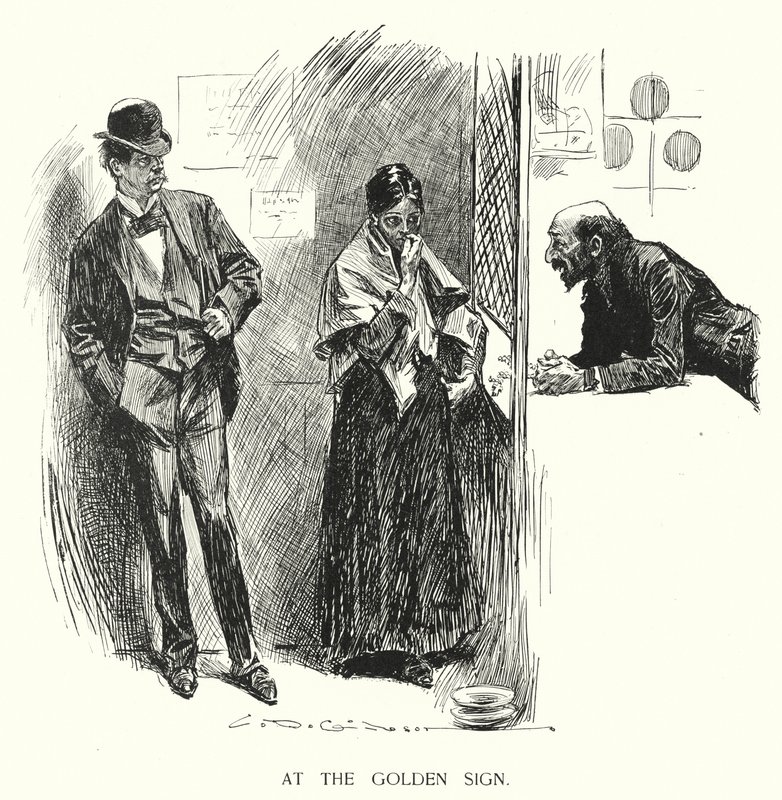 Zum goldenen Zeichen von Charles Dana Gibson