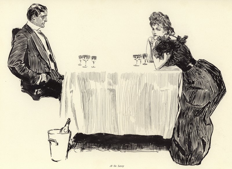 Im Savoy von Charles Dana Gibson