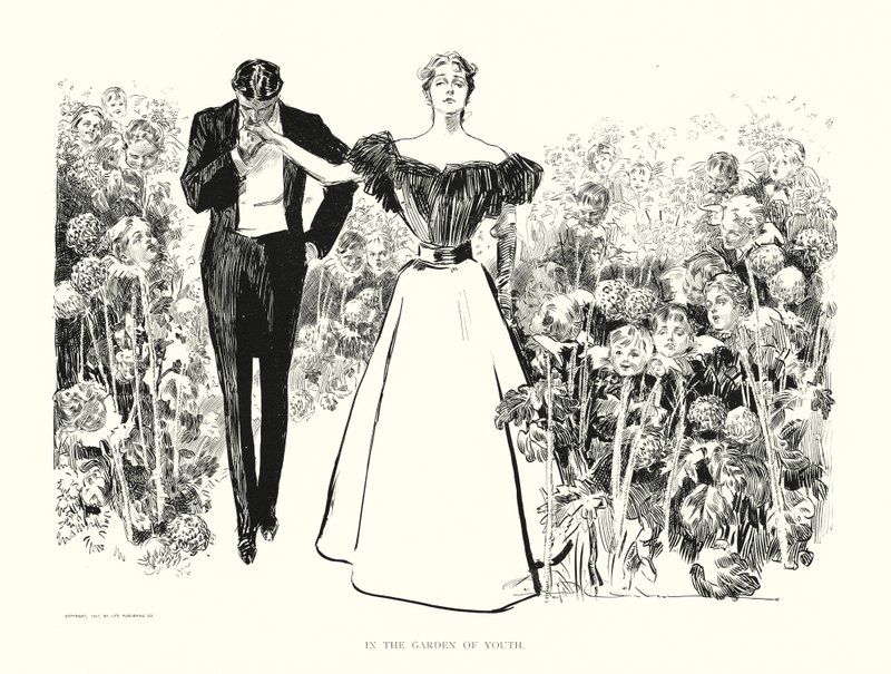 Im Garten der Jugend von Charles Dana Gibson