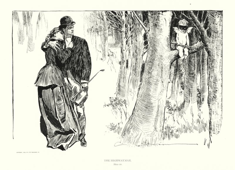 Der Straßenräuber von Charles Dana Gibson