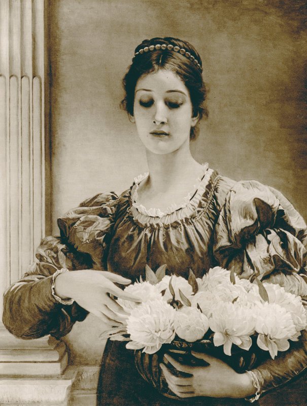 Pfingstrosen von Charles Edward (after) Perugini