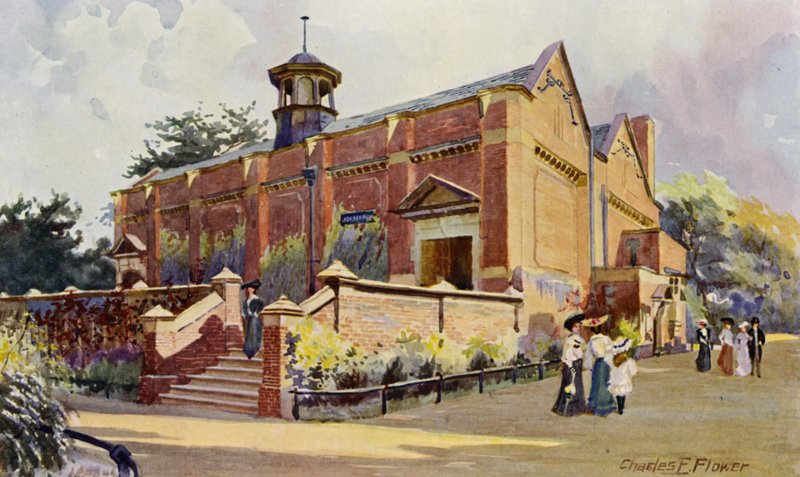 Londoner Zoo: Affenhaus von Charles Edwin Flower