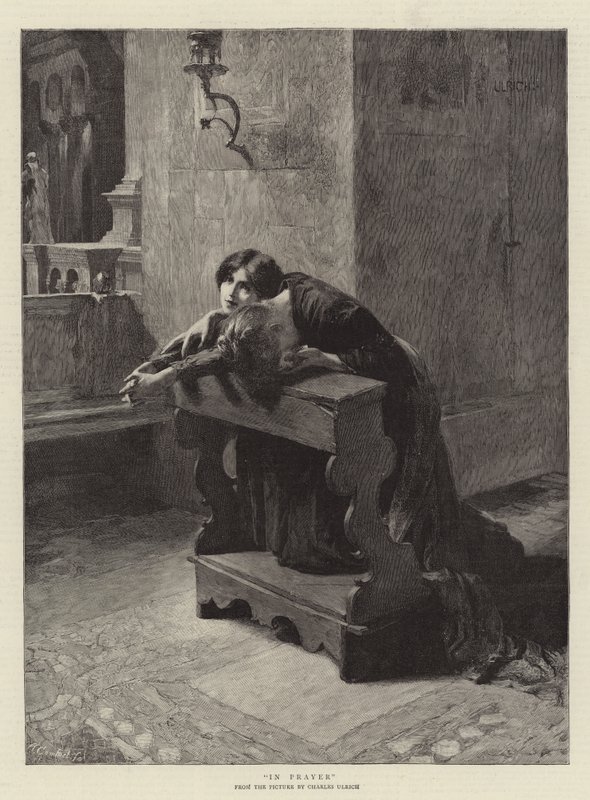 Im Gebet von Charles Frederic Ulrich
