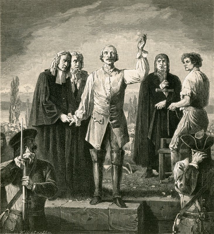 Hinrichtung von Major Davel von Charles Gleyre