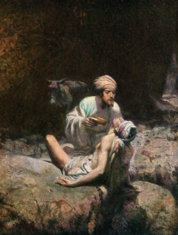 Der barmherzige Samariter von Charles Herbert Moore