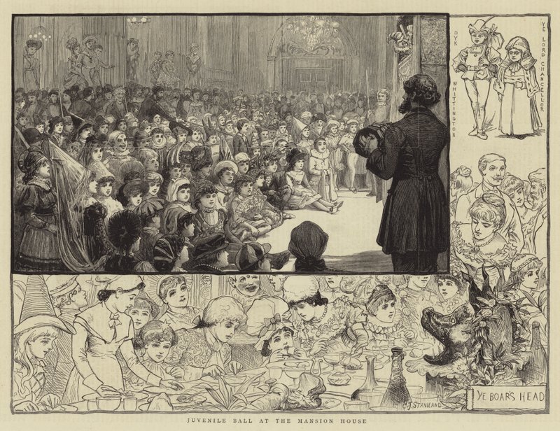 Jugendball im Mansion House von Charles J. Staniland