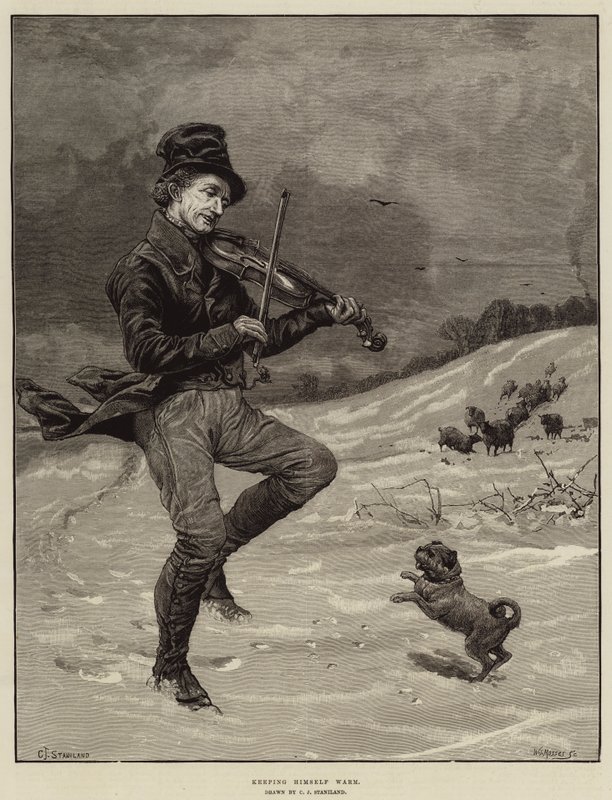 Hält sich warm von Charles J. Staniland