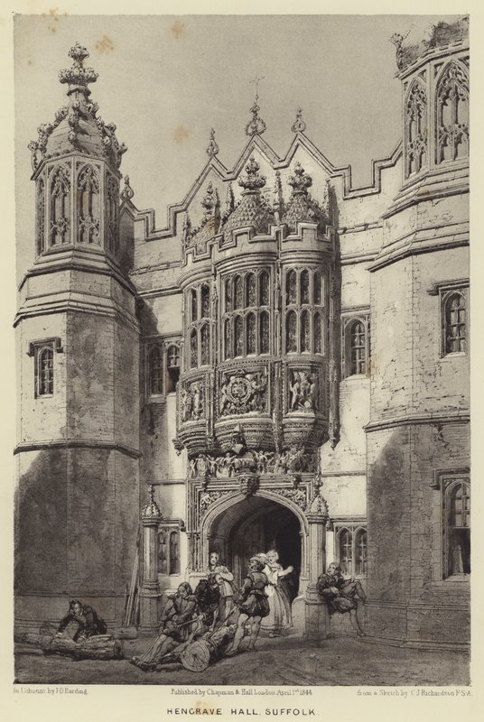 Hengrave Hall, Suffolk von Charles James Richardson