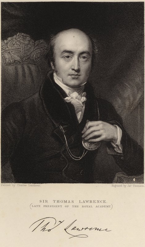 Sir Thomas Lawrence von Charles Landseer