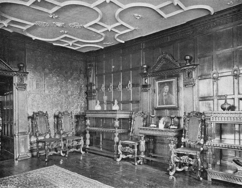 Das Esszimmer, Südende von Charles Latham