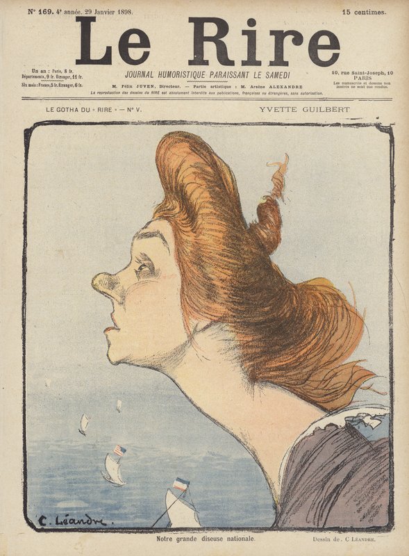 Illustration für Le Rire von Charles Leandre