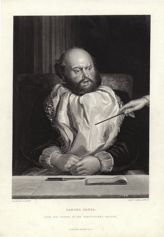 Sancho Panza von Charles Robert Leslie