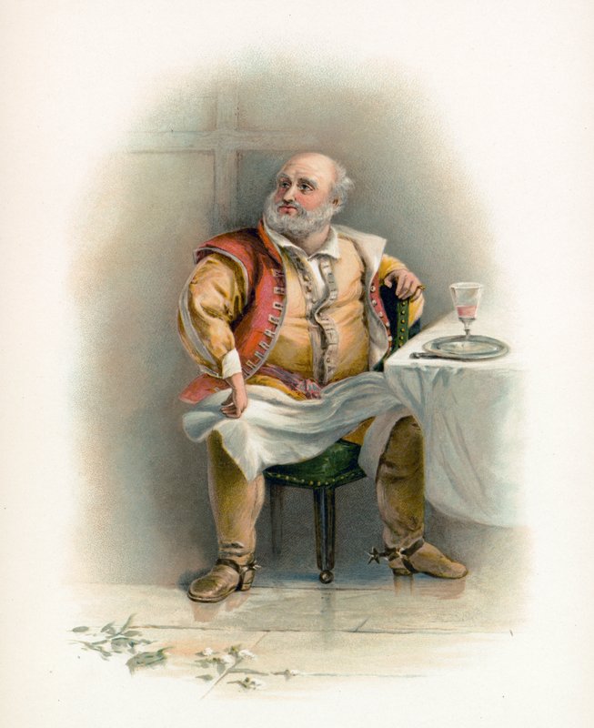 Shakespeares Falstaff von Charles Robert Leslie